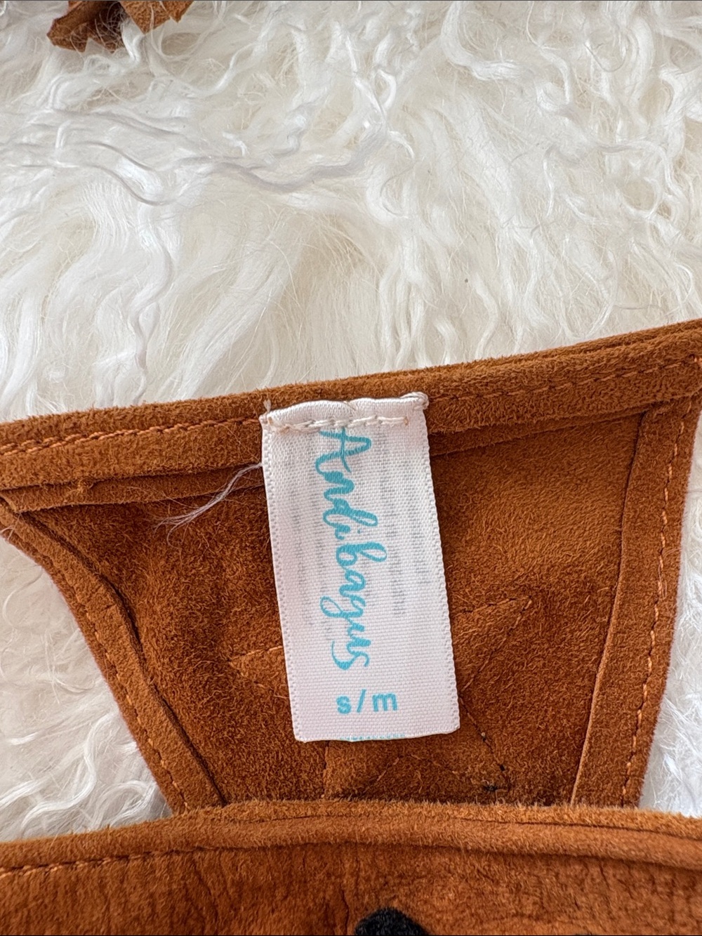 Andi Bagus BRAND NEW NEVER WORN suede western bikini - Picture 2 of 9